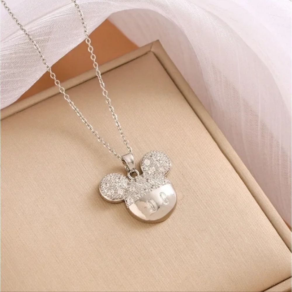Disney Mickey Mouse Silver Necklace
